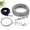 Silver-75ft for 1 dog, variant on Dog Tie Out Cable 150ft Trolley Runner For Dogs Up To 250lbs Lead Yard Camping Outdoor With 8 Ft Nylon Bungee Sling Protect Trees