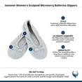 thumbnail image 5 of Isotoner  Sculpted Microterry Ballerina Slippers (Women), 5 of 5