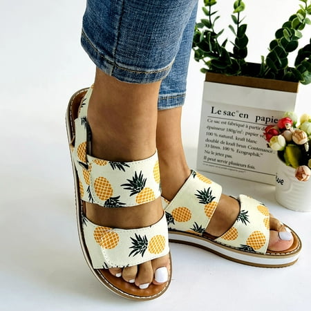 

Sunhillsgrace Shoes For Women Sandals Women Sandals Ladies Flat Sandals Strap Sandals For Women Summer Shoes Roman Sandals