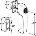 thumbnail image 2 of White Push Button Latch with Tie Down, 2 of 2