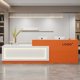 thumbnail image 5 of Modern Simple Reception Desks Standing Spa Checkout Cashier Simple Office Luxury Business Mobile Empfangstheke Home Furniture My Lux Decor Round, 5 of 29