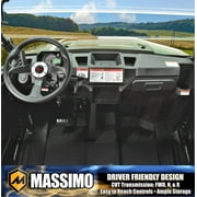 Massimo Buck 250 Side by Side UTV 12hp, 177cc, 6.5 cf. Dumping Cargo Bed -Green