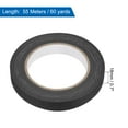 thumbnail image 2 of Uxcell 3Pcs 0.7 inch Wide 60 Yards Black Masking Tape Painters Tape Rolls for Home Office, 2 of 7