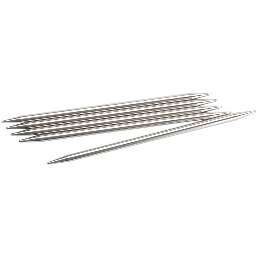Double Point Stainless Steel Knitting Needles 6