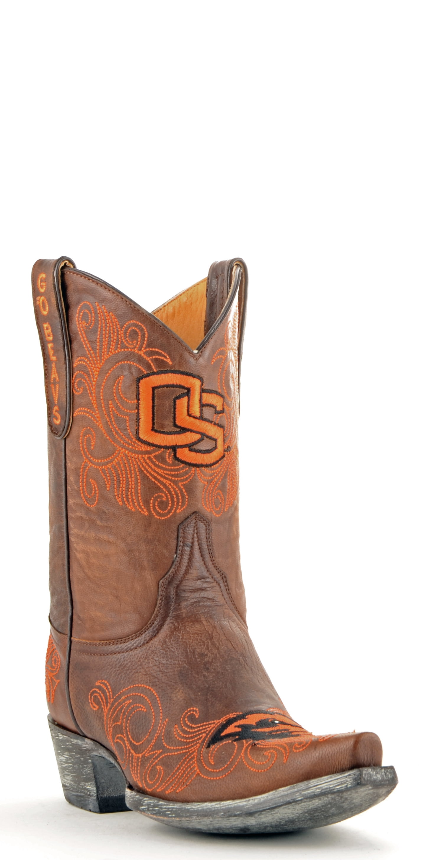 Gameday Boots Women's 10" Short Leather Oregon State Cowboy Boots