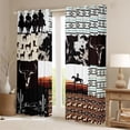 thumbnail image 2 of Castle Fairy Female Men Women Western Cowgirl Blackout Curtains Set of 2 (52x84 Each),Hippie Tribal Aztec Window Curtains,Animal Horse Curtains and Drapes,Luxury Bedroom Decor, 2 of 6