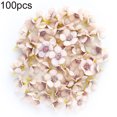 thumbnail image 2 of SPRING PARK 100Pcs 2cm Flower Heads Mini Silk Artificial Flowers Flowers Home Wedding Decoration DIY Wreath Accessories Craft, 2 of 7