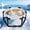 Gray, variant on Elevated Cat Cooling Hammock Bed, Hexagonal Raised Cat Cot with Breathable Ice Beanie Fabric and Anti Slip Block, Cooling Pad Mat Indoor Outdoor Stable Pet Swing Bed for Small Puppy, Gery