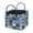Blue Daisy Patchwork, variant on Pzuqiu Blue & White Daisy Patchwork Quilted Foldable Laundry Basket with Handles Large Capacity Soft Durable Easy to Clean Storage for Bedroom Dorm Bathroom