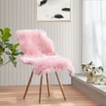 thumbnail image 2 of ORINOVA Small Pink Fluffy Sheepskin Fur Area Rugs For Bedroom Washable Furry Carpet Rug For Living Room Faux Fur Rug 2x3 Nursery Rug, 2 of 8