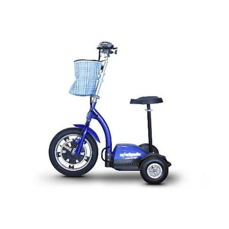 E-Wheels EW-18 400W Adult Sit/Stand Electric Mobility Scooter, Blue