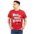 thumbnail image 3 of Road to Heaven Faith Religious Men's Graphic T Shirt Tees Brisco Brands M, 3 of 6