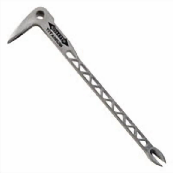 Stiletto 8 oz. 12" Titanium Clawbar Nail Puller w/Dimpler TICLW12