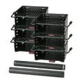 thumbnail image 1 of Pilot Rock H-16 B6X2 Park Style Outdoor BBQ Charcoal Grill w/ Swivel, 6 Pack, 1 of 11