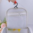 thumbnail image 2 of Bolsa de artículos de tocador de viaje de plástico: Bolsa de maquillaje transparente para cosméticos con gancho para colgar, 2 of 8