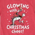 thumbnail image 3 of Cat in the Hat - Glowing Christmas Cheer - Toddler And Youth Short Sleeve Graphic T-Shirt, 3 of 5