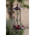 thumbnail image 4 of Brushed Metal and Glass Hummingbird Feeder - Super Easy-to-Use & Hummers LOVE It!, 4 of 7