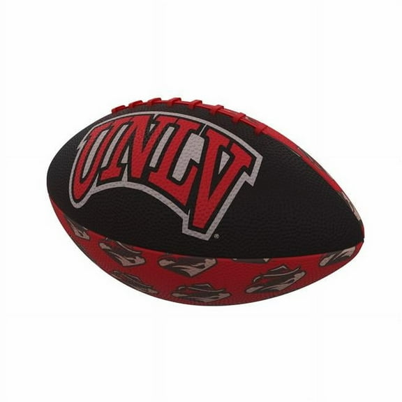 Logo Brands 228-93MR-3 UNLV Repeating Mini-Size Rubber Football