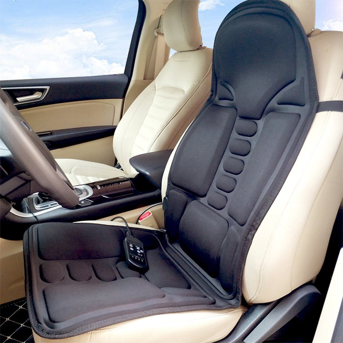 S More 8 Mode 3 Intensity Car Chair Massage Heat Mat Seat Cushion Neck Pain Lumbar Support Pad Back Kneading Massager Com S More 8 Mode 3 Intensity Car Chair, Car Seat Back Support Target