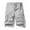 Gray, variant on Mens Cargo Shorts Individual Wear Men's Classic Durable Washed Cotton Lightweight Breathable Multi Pocket Casual Outdoor Cargo Shorts