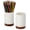 White, variant on Ceramic Pen Holder for Desk, Pencil Organizer & Makeup Brush Holder, Office Decor and Desk Accessories, Perfect Office Organization, Teacher Supplies (Dark Grey, Set of 1)