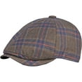 thumbnail image 3 of CoCopeaunts Beret Hats for Men 6 Panels Octagonal Newsboy Cap Retro Plaid Artist Painter Beret Hat Ivy Cap Autumn Winter Hat, 3 of 7