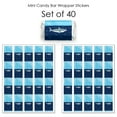 thumbnail image 3 of Big Dot of Happiness Shark Zone - Mini Candy Bar Wrapper Stickers - Jawsome Party or Birthday Party Small Favors - 40 Count, 3 of 6