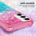 thumbnail image 4 of Liquid Case for Samsung Galaxy A35 5G, Glitter Soft TPU Bumper Heavy Duty Shockproof Full Body Protective Bling Liquid Sparkle Flowing Case for Samsung Galaxy A35 5G Gradient Turquoise, 4 of 12