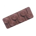 thumbnail image 3 of nipocaio Ronde Silicone Sucette Moule Mignon Fleur Gelée Chocolat Savon Moule Réutilisable Variété Formes Gâteau, 3 of 5