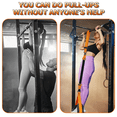 thumbnail image 6 of Pull Up Assistance Bands, Heavy Duty Resistance Band for Pull Up Bar, Adjustable Weight/Size with Fabric Feet/Knee Rest, Bands for Pull Up Assist for Strength Training, Pull Up Assist Band, 6 of 9