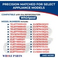thumbnail image 5 of Whole Parts Refrigerator/Freezer Door Seal Gasket (Black) Part# 8210343 - Replacement & Compatible with Some Whirlpool Refrigerators, 5 of 7