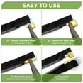 thumbnail image 4 of Uxcell Zipper Repair Kit, Metal Zipper Latch Slider Retainer Insert Pin Top Bottom Stoppers, Fit for Jacket Coat Light Gold #3 #5 #8 #10, 4 of 7