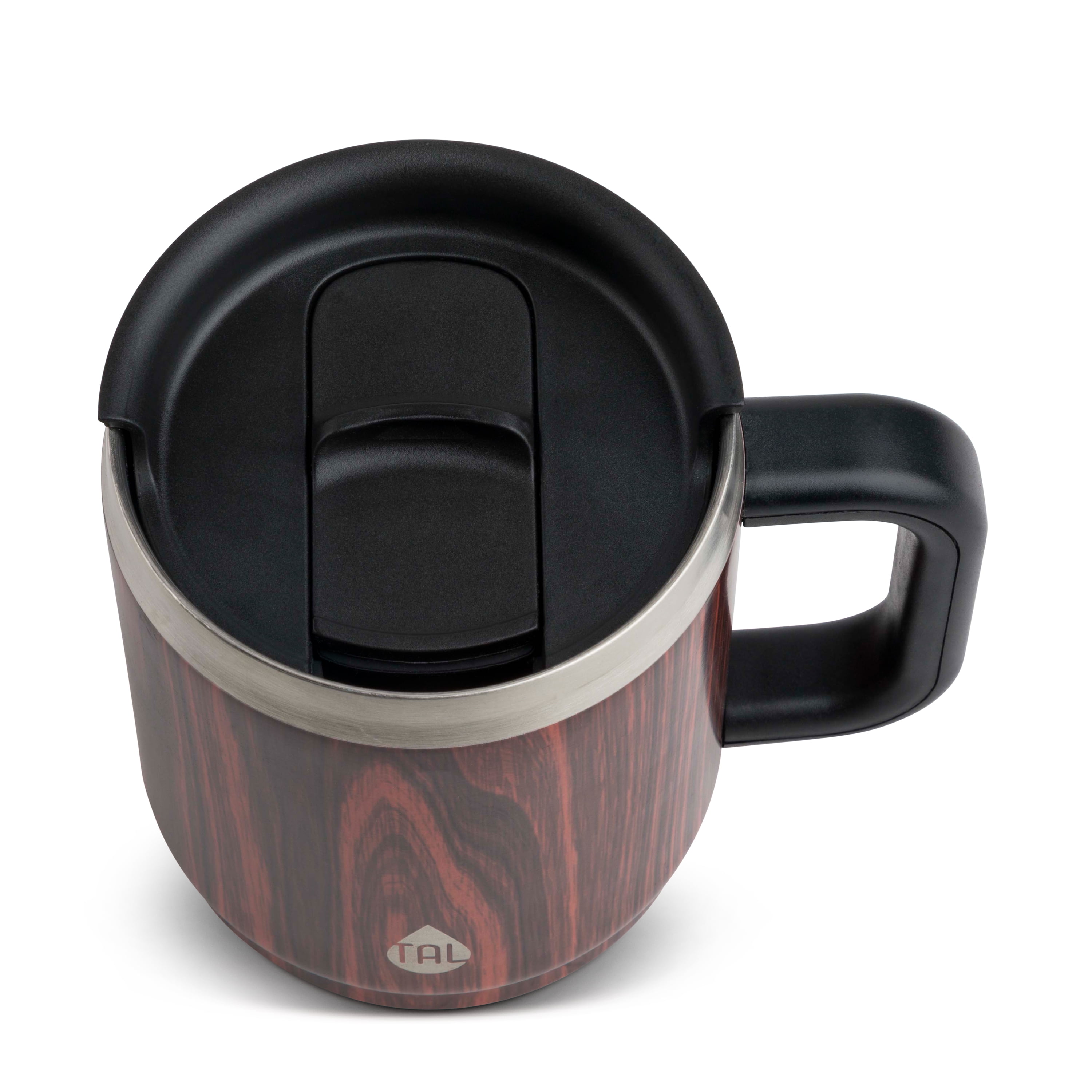 TAL Stainless Steel Boulder Coffee Mug 14oz, Teal Speckled 
