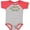 Heather and Red, variant on Inktastic Camping Cousins- arrow Boys or Girls Baby Bodysuit
