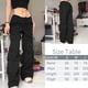 thumbnail image 2 of Pantalones Cargo con bolsillos Y2K para mujer, pantalones rectos de gran tamaño, pantalones vaqueros estéticos de cintura baja Harajuku Vintage 90S, pantalones vaqueros holgados de pierna ancha Tan Jianjun unisex, 2 of 2