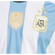 adidas Argentina 3-Stars Winners Home Mens Soccer Jersey 22/23