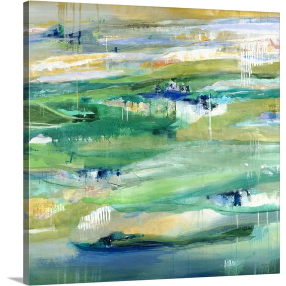 Great BIG Canvas | "Greenway" Canvas Wall Art - 16x16