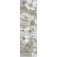 thumbnail image 2 of Addison Rugs Mayfield Washable Transitional Floral Taupe Runner Rug, 2'3" x 7'6", 2 of 5