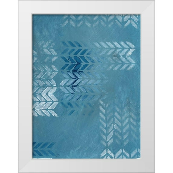Lee, Judson 15x18 White Modern Wood Framed Museum Art Print Titled - Tire Tracks III