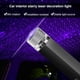 thumbnail image 2 of Proyector LED de techo para coche, luz nocturna con estrellas azul violeta, lámpara de galaxia ambiental interior, luz decorativa con enchufe USB, 2 of 4
