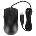 thumbnail image 2 of Ratón ergonómico para juegos RGB con diseño de comodidad mejorada, con cable USB, Plug & Play, compatible con computadoras de escritorio y portátiles, sensación mecánica, 2 of 8
