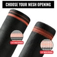 thumbnail image 3 of SEALTECH Heavy Duty Safety Debris Netting Rolls - Fire Retardant,1/4” Mesh roll, for Scaffold Enclosure, Visibility Barrier, for Construction & Agricultural Use. (Black-4 ft X 50 ft), 3 of 7