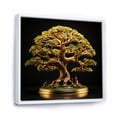 thumbnail image 2 of Designart "Expressive Bonsai Peace" Tree Bonsai Floater Framed Wall Decor, 2 of 5