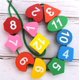 thumbnail image 3 of Reloj de madera para clasificar formas, colores, enseñar la hora, apilar, clasificar, juego de rompecabezas, juguete educativo de aprendizaje temprano para niños, rompecabezas, 3 of 4