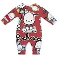 thumbnail image 2 of Pochacco Baby Footless Rompers, Long Sleeve Baby Onesie Jumpsuit for Boys Girls, 2 of 8
