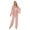 A4-Light Pink, variant on Women's Pajama Sets Trendy Stripe Long Sleeve Belt Long Pants Women Pjs Sets,A1-Pink,L