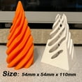 thumbnail image 3 of Impossible Pyramid Passthrough, Impossible Pyramid Ornaments, Creative Straight-Through Sculpture, Desktop Decoration, 3D Printed Spiral Cone Toy, Stress Relief & Anxiety Fidget Toy, 3 of 5