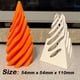 thumbnail image 3 of Juguete de descompresión, Escultura de paso a través de la pirámide imposible, Juguete de cono espiral impreso en 3D, Juguete de fidget de paso a través de la pirámide, Estatua de exhibición, 3 of 5