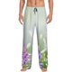 thumbnail image 1 of Balery Purple Butterfly On Wild Pantalones de pijama para hombre, pijama ultraligero, pantalón de descanso-Large, 1 of 6