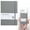 Gray, variant on Lined Journal Notebook, 8.35×5.71in Hardcover PU Leather Notebook with Elastic Band & Ribbon Bookmark, Optimized Ruled Journal for Women Men, Lay Flat & No Ink Bleed, A5:200 Thick Paper, Dark Green